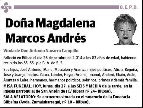 MARCOS ANDRES,MAGDALENA