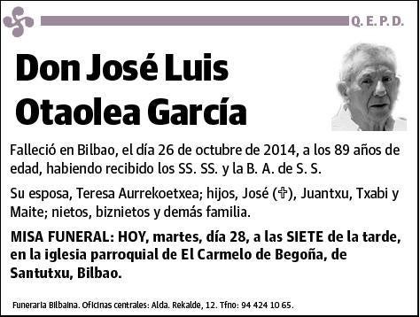 OTAOLEA GARCIA,JOSE LUIS