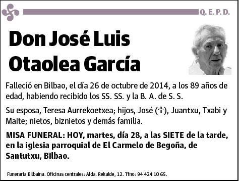 OTAOLEA GARCIA,JOSE LUIS