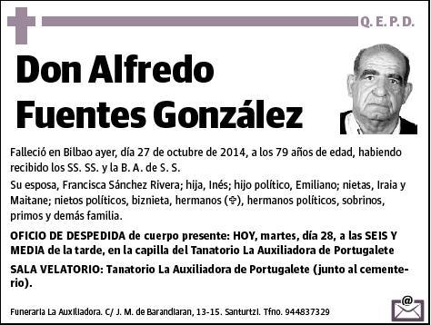 FUENTES GONZALEZ,ALFREDO