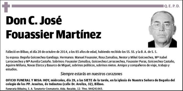 FOUASSIER MARTINES,C. JOSE