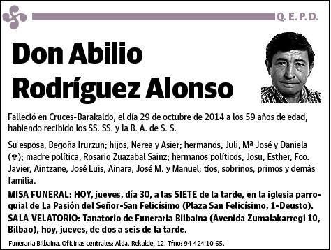 RODRIGUEZ ALONSO,ABILIO