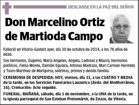 ORTIZ DE MARTIODA CAMPO,MARCELINO