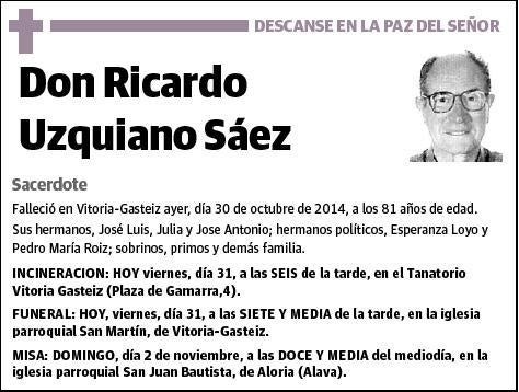 UZQUIANO SAEZ,RICARDO