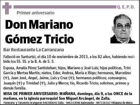 GOMEZ TRICIO,MARIANO