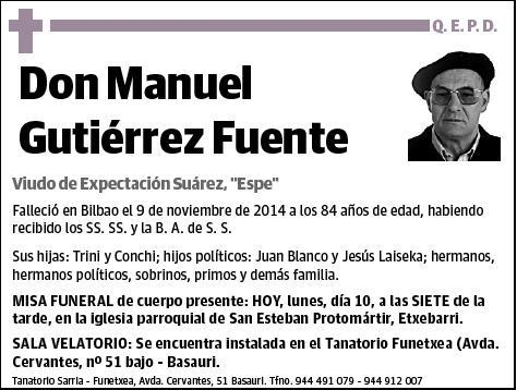 GUTIERREZ FUENTE,MANUEL