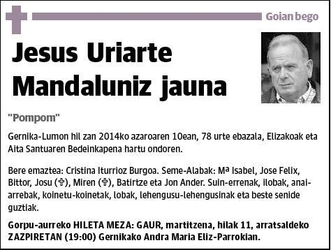 URIARTE MANDALUNIZ,JESUS