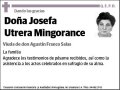 UTRERA MINGORANCE,JOSEFA