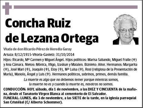 RUIZ DE LEZANA ORTEGA,CONCHA