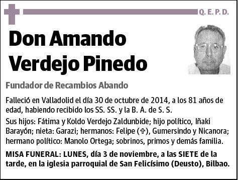 VERDEJO PINEDO,AMANDO