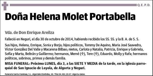 MOLET PORTABELLA,HELENA