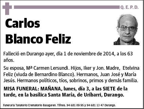 BLANCO FELIZ,CARLOS