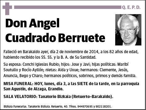 CUADRADO BERRUETE,ANGEL