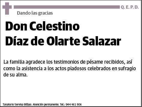 DIAZ DE OLARTE SALAZAR,CELESTINO