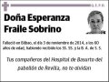 FRAILE SOBRINO,ESPERANZA