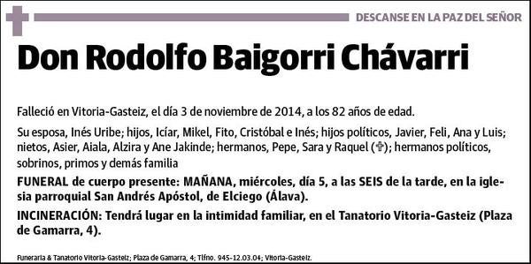 BAIGORRI CHAVARRI,RODOLFO