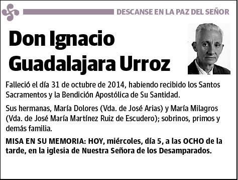 GUADALAJARA URROZ,IGNACIO