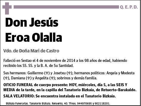 EROA OLALLA,JESUS