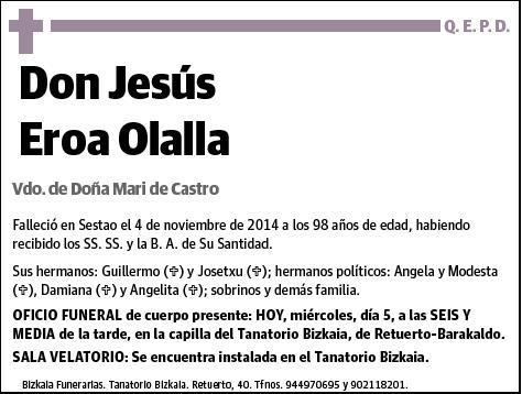 EROA OLALLA,JESUS