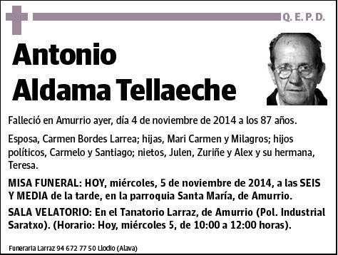 ALDAMA TELLAECHE,ANTONIO