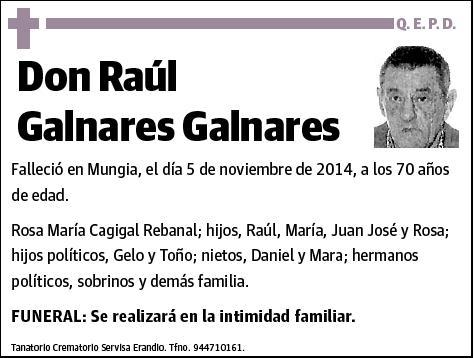 GALNARES GALNARES,RAUL