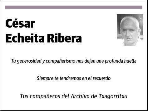 ECHEITA RIBERA,CESAR