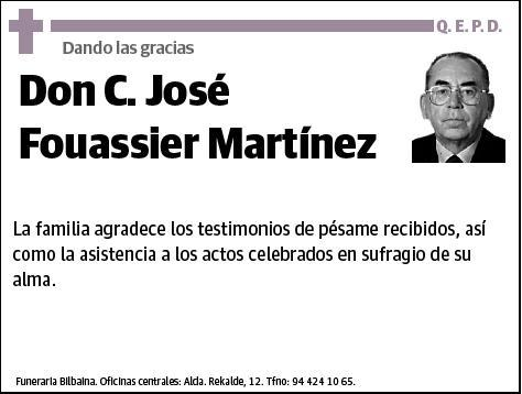 FOUASSIER MARTINEZ,C. JOSE