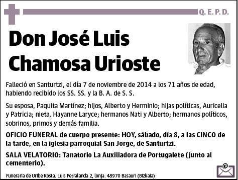 CHAMOSA URIOSTE,JOSE LUIS