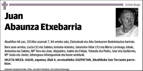 ABAUNZA ETXEBARRIA,JUAN