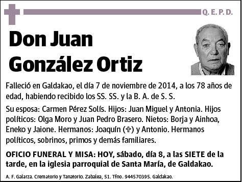 GONZALEZ ORTIZ,JUAN