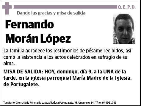 MORAN LOPEZ,FERNANDO