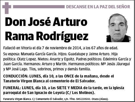 RAMA RODRIGUEZ,JOSE ARTURO