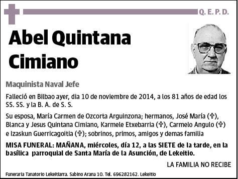 QUINTANA CIMIANO,ABEL