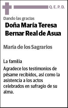 BERNAR REAL DE AUSA,MARIA TERESA