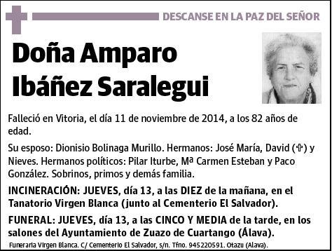 IBAÑEZ SARALEGUI,AMPARO