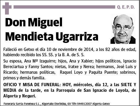 MENDIETA UGARRIZA,MIGUEL