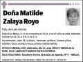ZALAYA ROYO,MATILDE