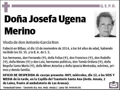 UGENA MERINO,JOSEFA