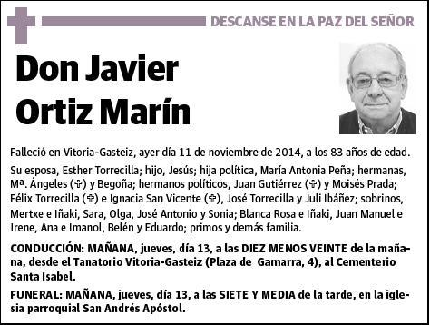 ORTIZ MARIN,JAVIER