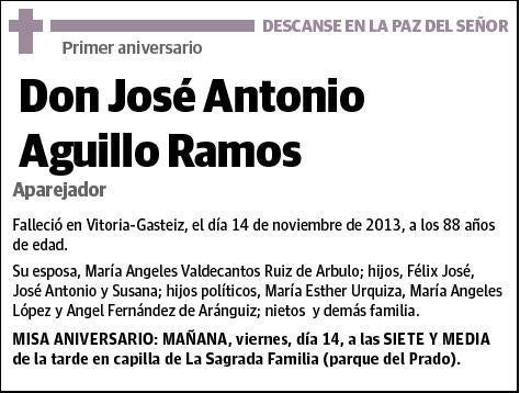 AGUILLO RAMOS,JOSE ANTONIO