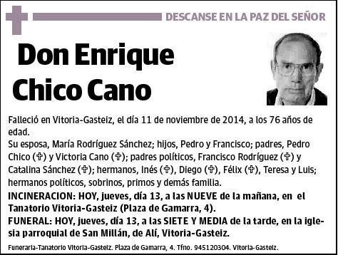 CHICO CANO,ENRIQUE