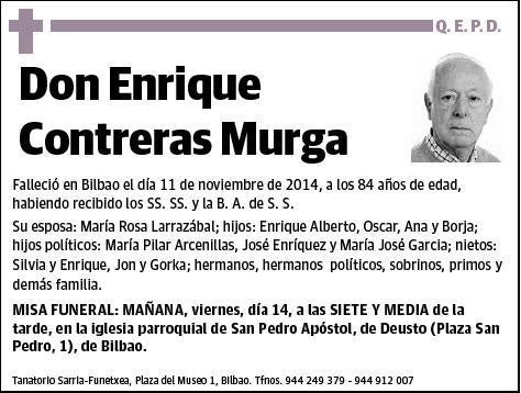 CONTRERAS MURGA,ENRIQUE