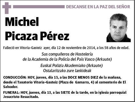 PICAZA PEREZ,MICHEL