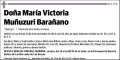 MUÑUZURI BARAÑANO,MARIA VICTORIA