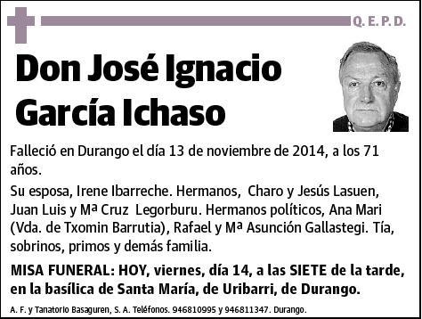 GARCIA ICHASO,JOSE IGNACIO