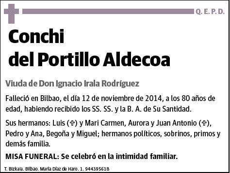 DEL PORTILLO ALDECOA,CONCHI