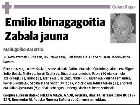 IBINAGAGOITIA ZABALA,EMILIO