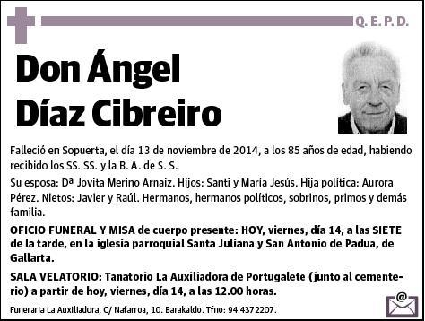 DIAZ CIBRERO,ANGEL