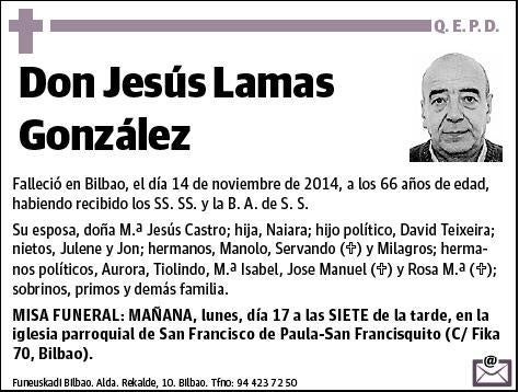 LAMAS GONZALEZ,JESUS