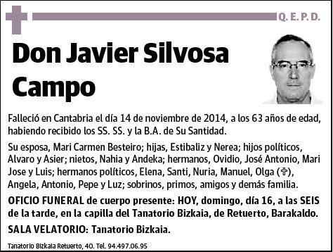 SILVOSA CAMPO,JAVIER